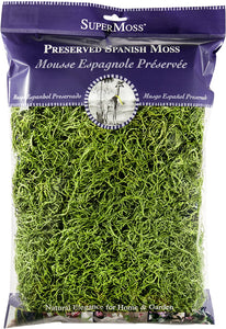 Spanish Moss 2oz - Grass Green - Mini Fairy Garden World