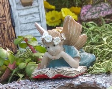 Fairy Alyssa, Fairy Garden Fairy, Miniature Fairy - Mini Fairy Garden World