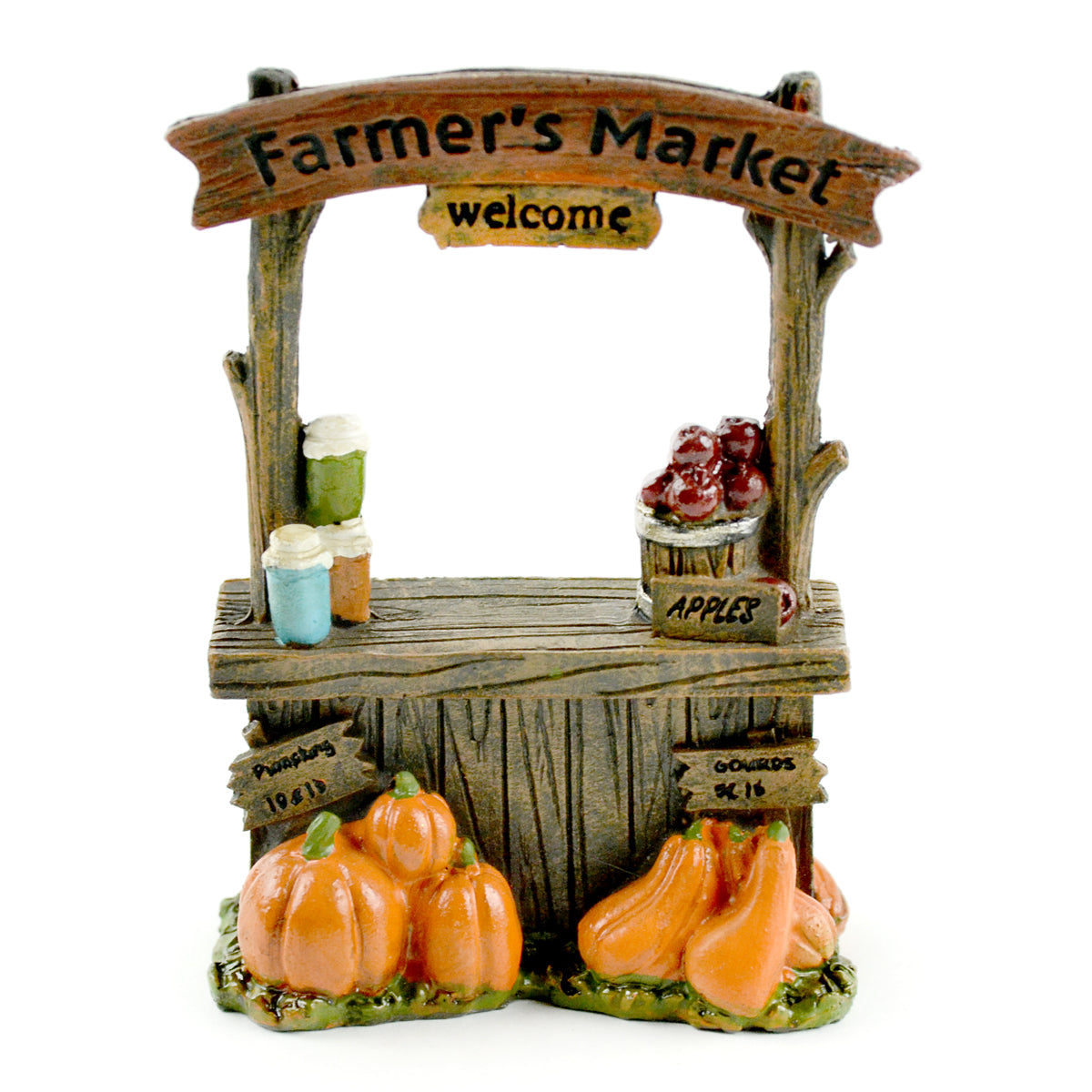 Farmers Market Stand, Mini Farmers Market - Mini Fairy Garden World