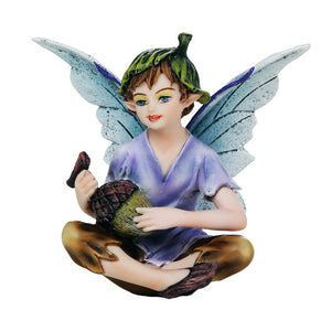 Fairy Lavender, Fairy Garden Fairy, Sitting Fairy - Mini Fairy Garden World