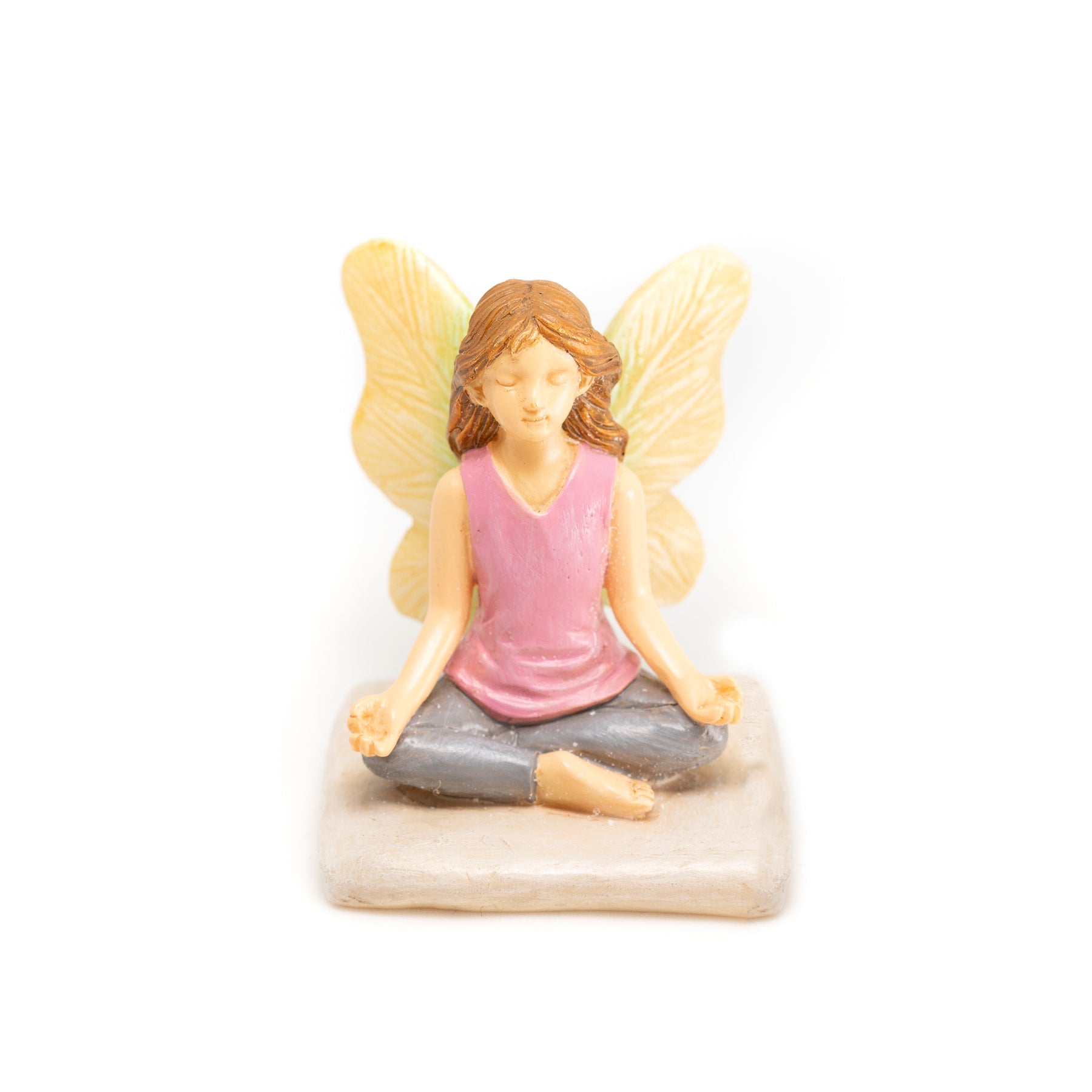 Fairy Doing Yoga, Fairy Garden Yoga, Fairy Namaste - Mini Fairy Garden World