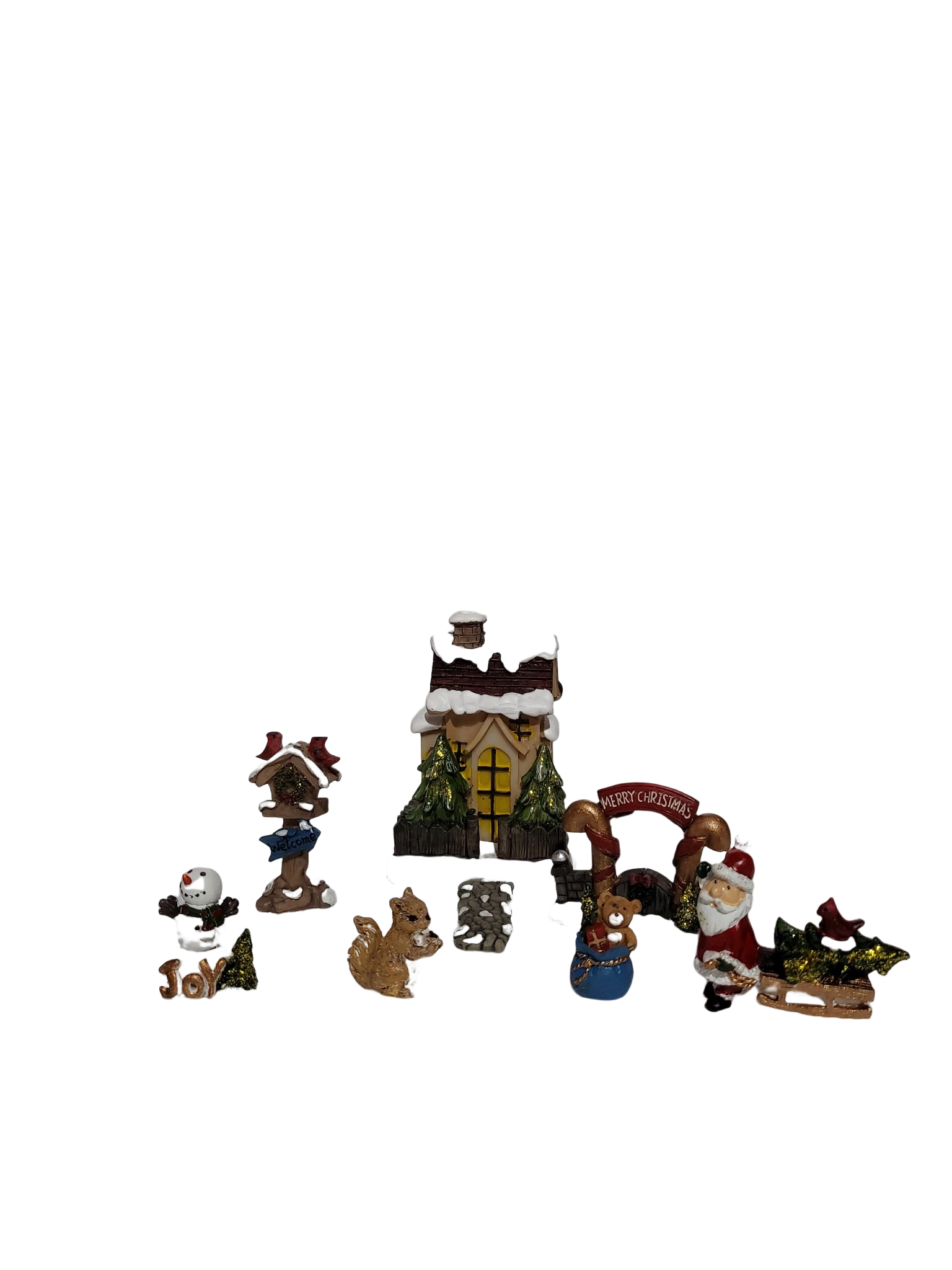 Micro Mini Christmas Scene Set