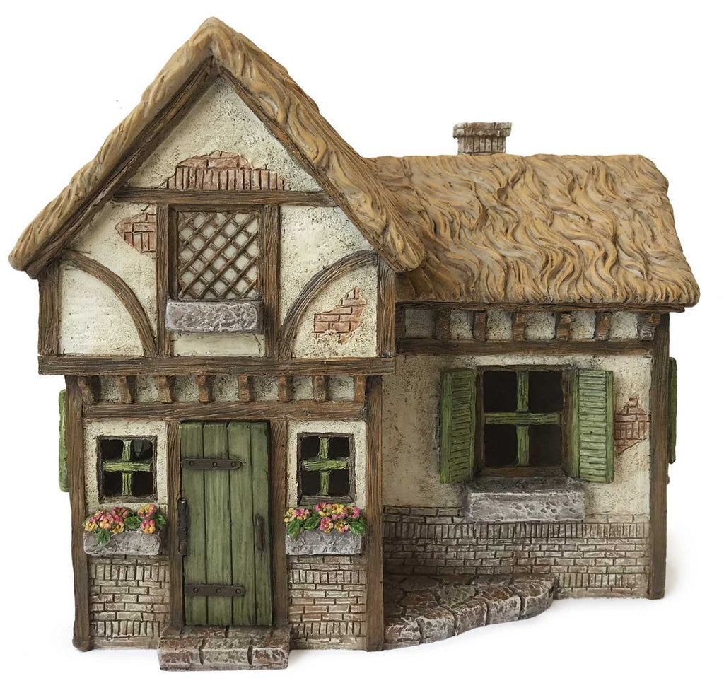 Bristol House, Fairy Garden Cottage, Fairy House, Fairy Home Opening Door - Mini Fairy Garden World