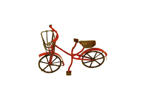 Fairy Garden Miniature Bicycle - Red - Mini Fairy Garden World