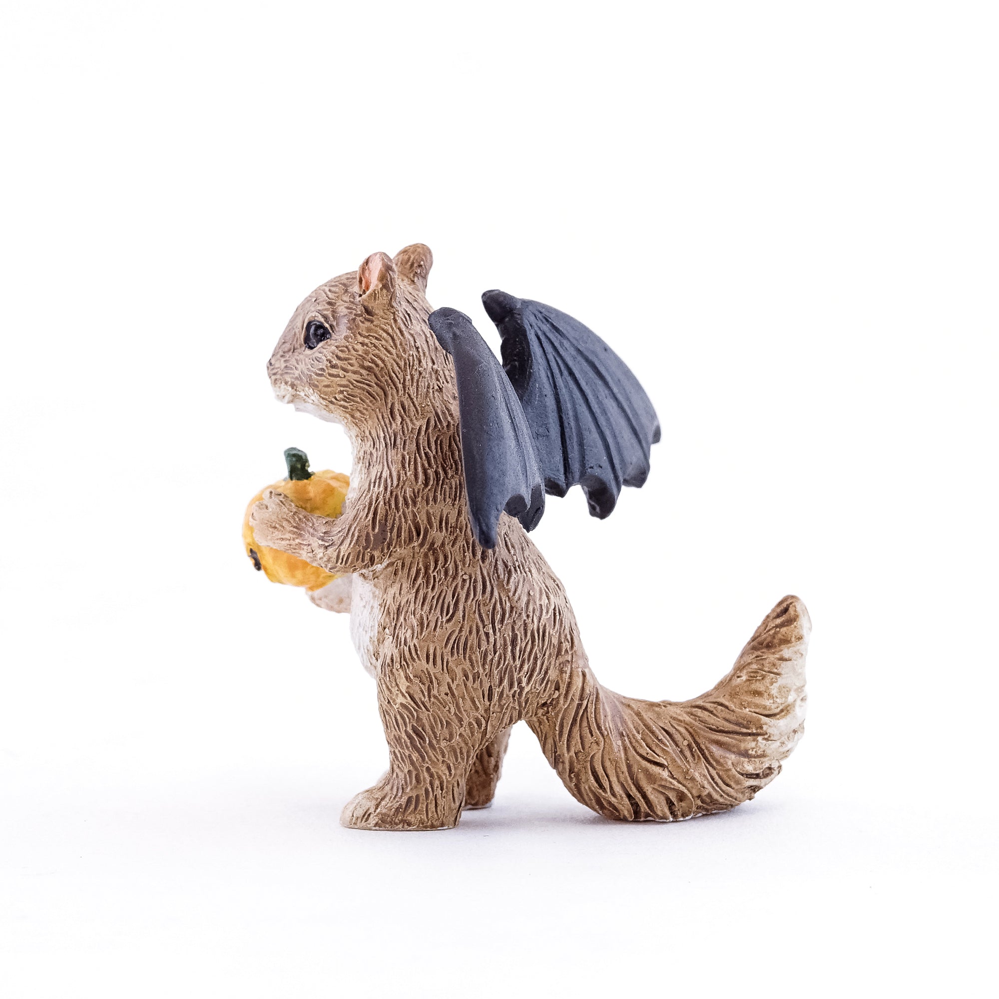 Halloween Squirrel With Bat Wings - Mini Fairy Garden World