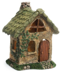 Fairy Garden Leaf House, Mini Home, Fairy House - Mini Fairy Garden World