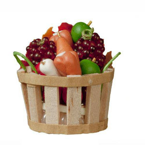 Veggie Bushel Basket, Mini Bushel Basket, Dollhouse, Fairy Garden - Mini Fairy Garden World