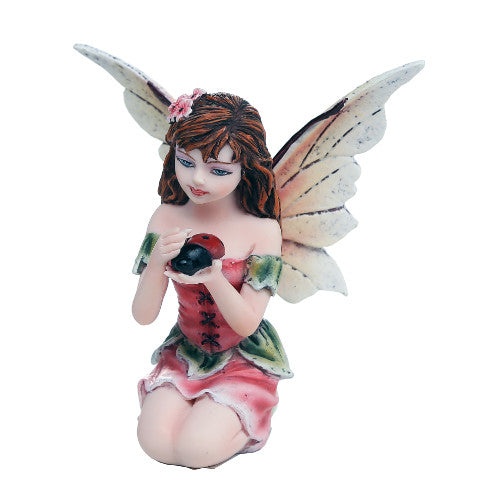 Fairy Aria, Red Fairy, Fairy Garden Fairy - Mini Fairy Garden World