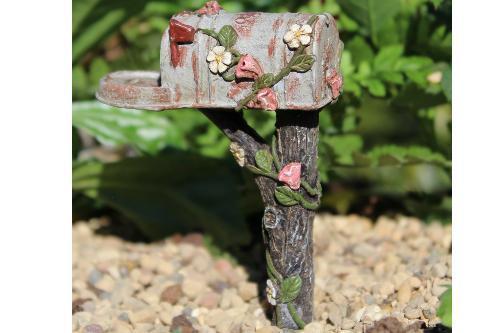 Country Mailbox, Mini Mailbox, Miniature Mailbox, Fairy Garden Mailbox, Dollhouse Mailbox - Mini Fairy Garden World