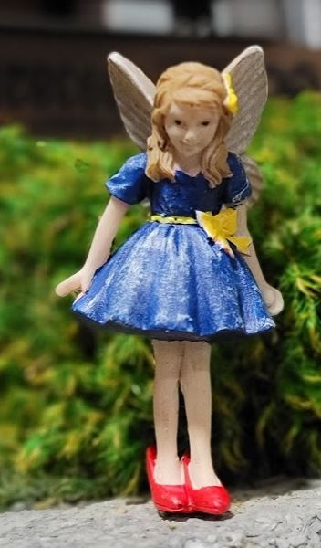 Fairy Bea Plays Dress Up, Fairy Garden Fairy, Miniature Fairy - Mini Fairy Garden World