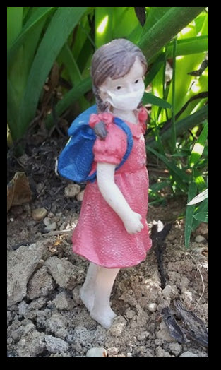 Fairy Abby Goes To School, Fairy Garden Girl, Mini Fairy, Miniature Fairy - Mini Fairy Garden World