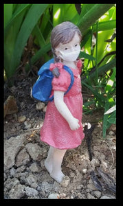 Fairy Abby Goes To School, Fairy Garden Girl, Mini Fairy, Miniature Fairy - Mini Fairy Garden World