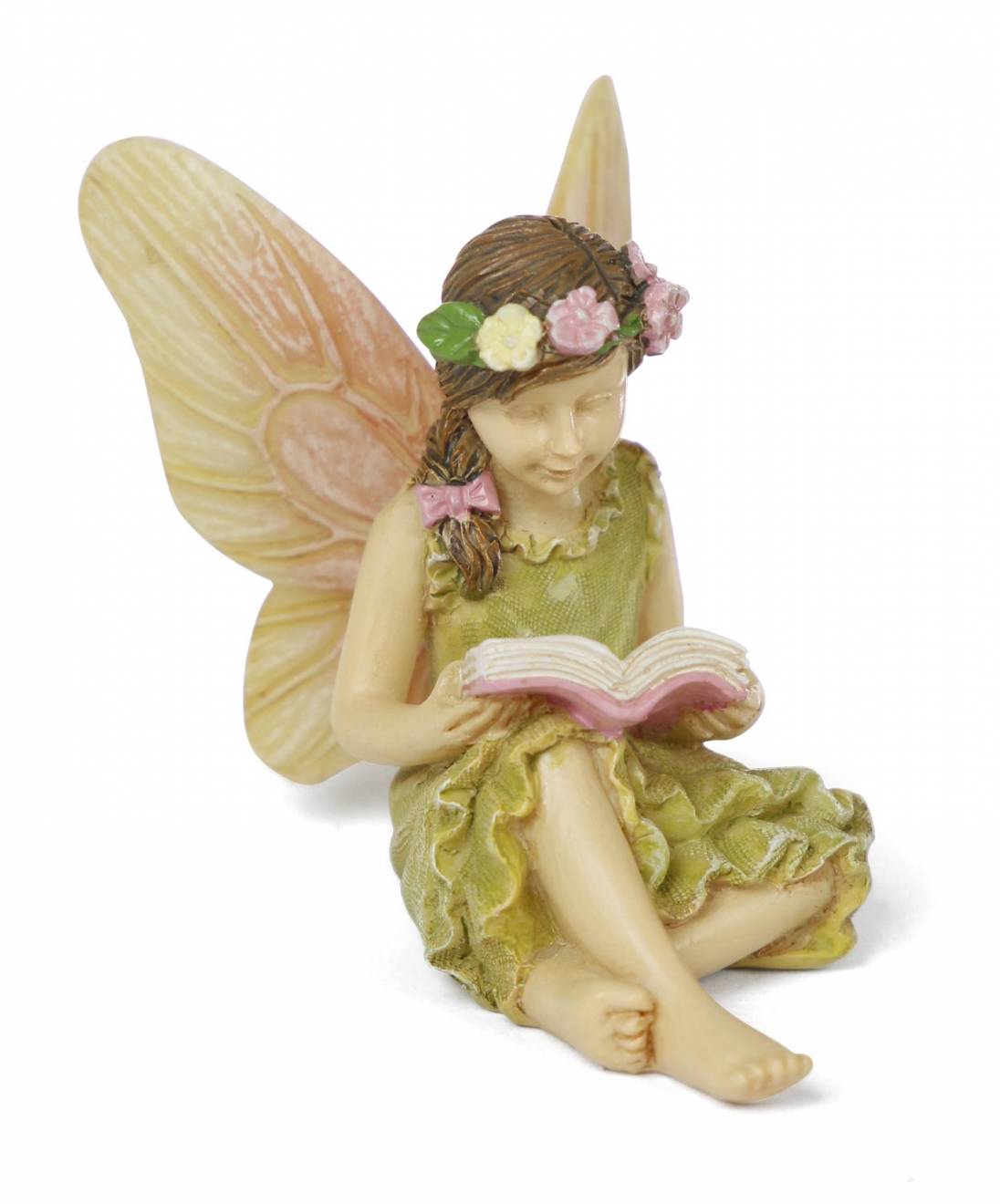 A Good Read, Fairy Garden Fairy, Fairy Reading, Mini Reading Fairy - Mini Fairy Garden World