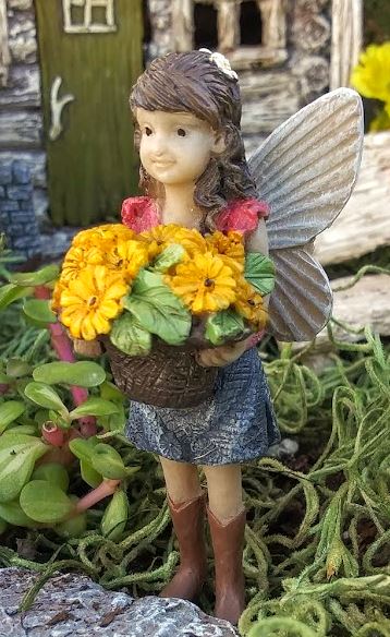 Fairy Amelia, Fairy Garden Fairy, Miniature Fairy - Mini Fairy Garden World