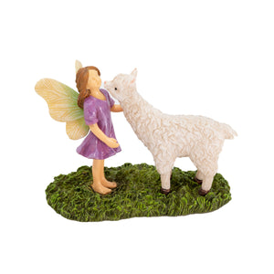 Fairy Garden Kissing Llama - Mini Fairy Garden World