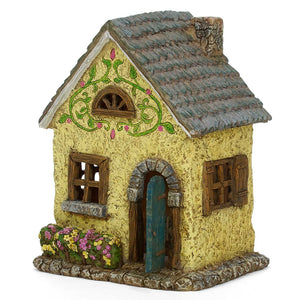 Fairy Garden Scroll House, Miniature Cottage, Fairy Garden Home - Mini Fairy Garden World