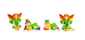 Rainbow Fairies, Mini Colorful Fairies - Mini Fairy Garden World