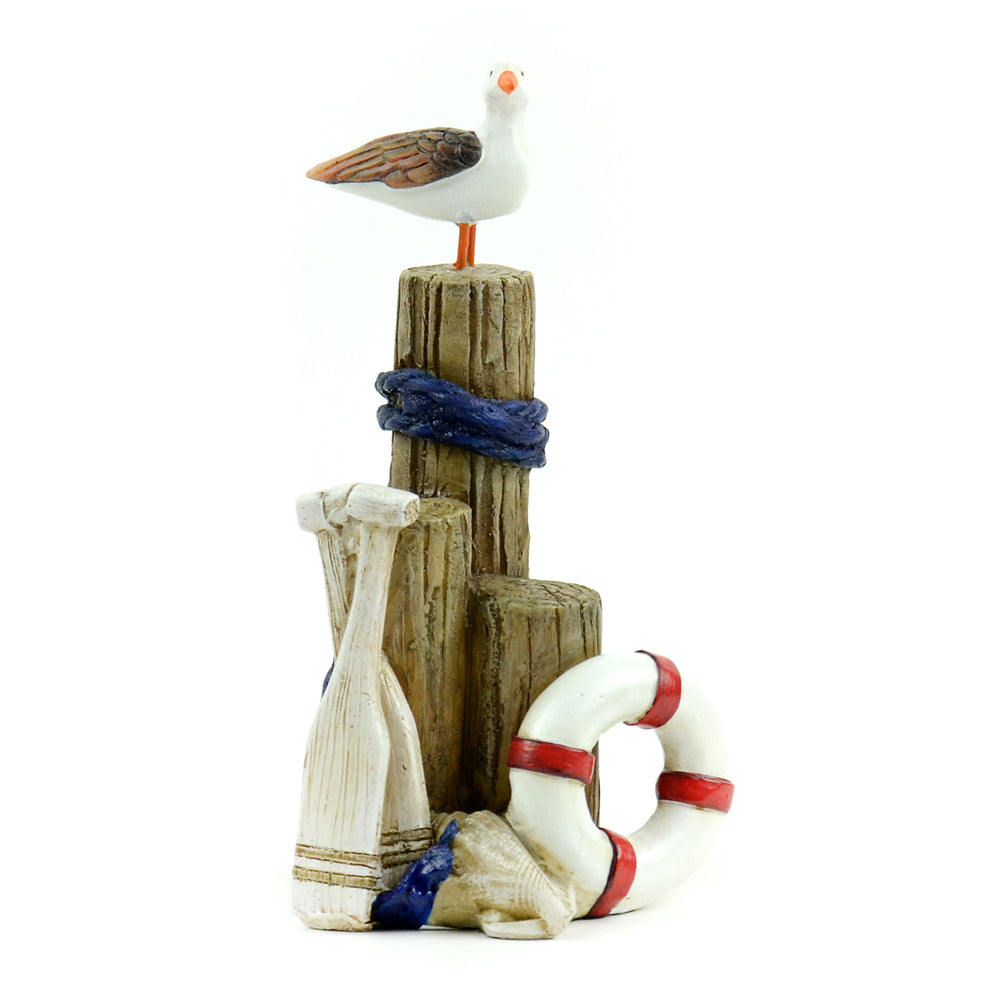Nautical Driftwood With Pelican, Mini Beach Driftwood - Mini Fairy Garden World