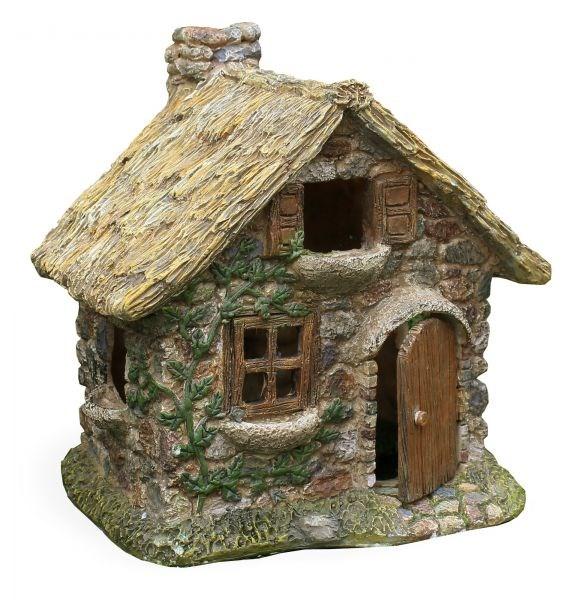 Thatched Roof Fairy House, Fairy Garden House, Mini Cottage - Mini Fairy Garden World