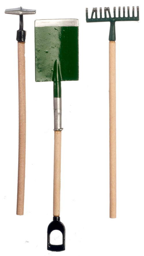 aydinids 7 pcs 1:12 miniature gardening tools fairy garden farming tools  miniature shovel shovel rake