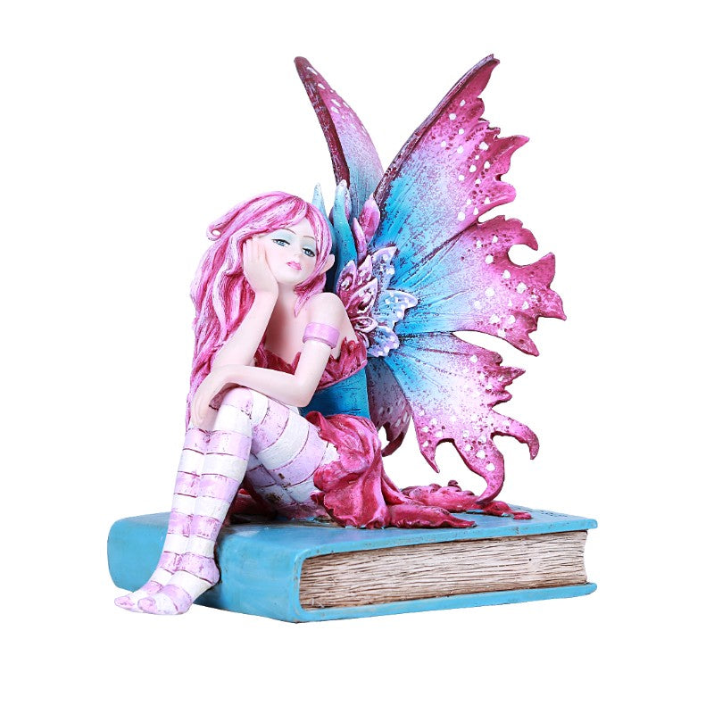Amy Brown Book Fairy - Mini Fairy Garden World