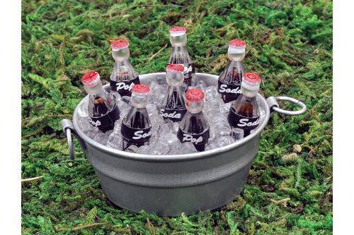 Bucket of Soda Pop, Fairy Soda Pop, Fairy Garden Soda, Mini Soda - Mini Fairy Garden World