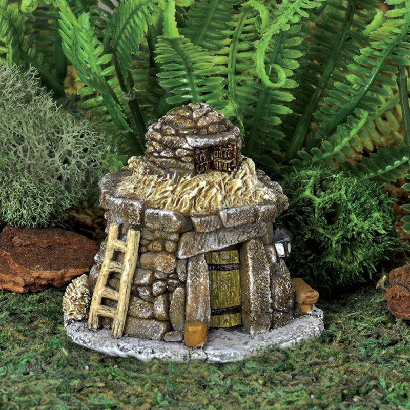 Micro Mini Troll Hut, Fairy Garden House, Mini House, Miniature Cottage - Mini Fairy Garden World