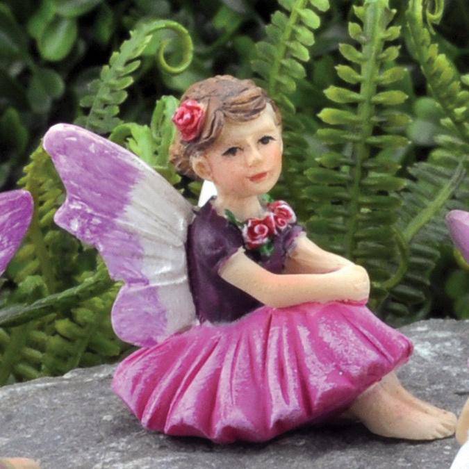 Tiny Fairy Rosie, Mini Fairy, Fairy Garden Fairy - Mini Fairy Garden World