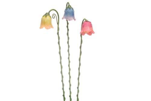 Flower Street Lamps, Fairy Garden Lights, Mini Pathway Lights - Mini Fairy Garden World