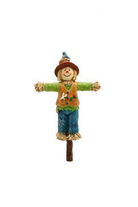 Garden Scarecrow, Fairy Garden Scarecrow, Mini Scarecrow, Miniature Scarecrow - Mini Fairy Garden World