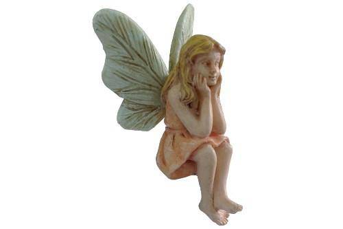 Quietly Sitting Fairy, Fairy Garden Fairy, Fairy Sitting, Mini Fairy - Mini Fairy Garden World