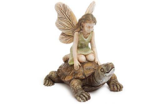 Racing Tortoise, Fairy Garden Fairy, Mini Fairy, Miniature Fairy - Mini Fairy Garden World