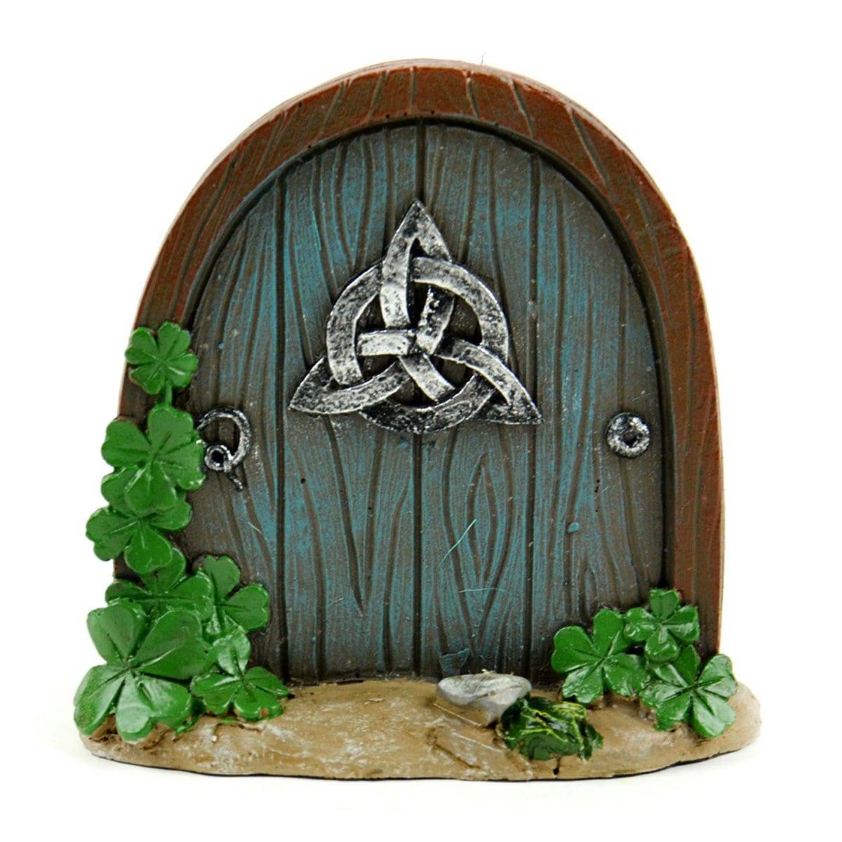 Celtic Fairy Garden Door, Irish Fairy Door, St Patricks Fairy Door - Mini Fairy Garden World