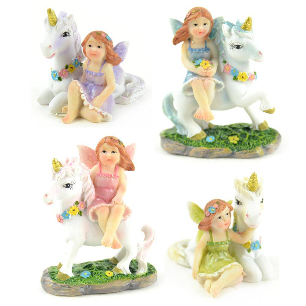 Cute Unicorn Fairies, Mini Unicorns, Fairy Garden Unicorns - Mini Fairy Garden World