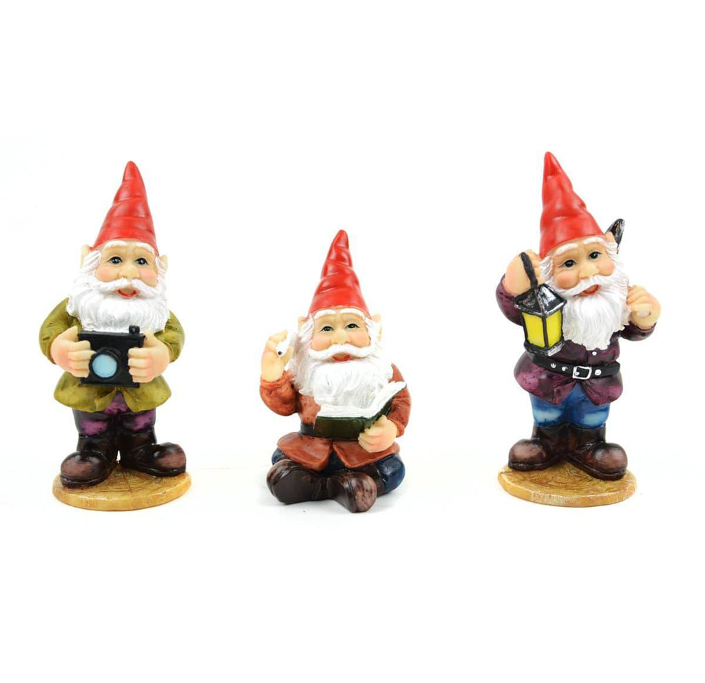 Joyful Gnomes, Mini Gnomes, Fairy Garden Gnomes - Mini Fairy Garden World