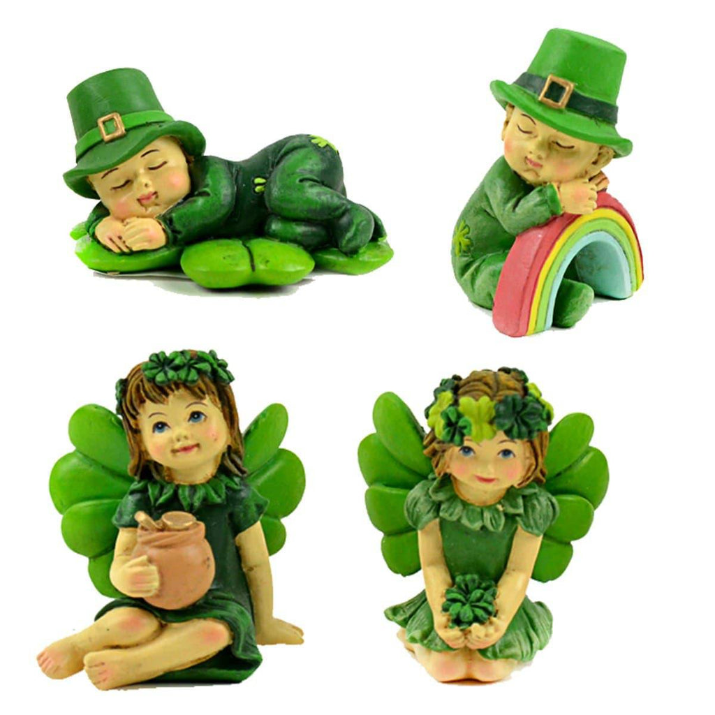 Mini Lucky Irish Kids, Miniature Irish Children - Mini Fairy Garden World
