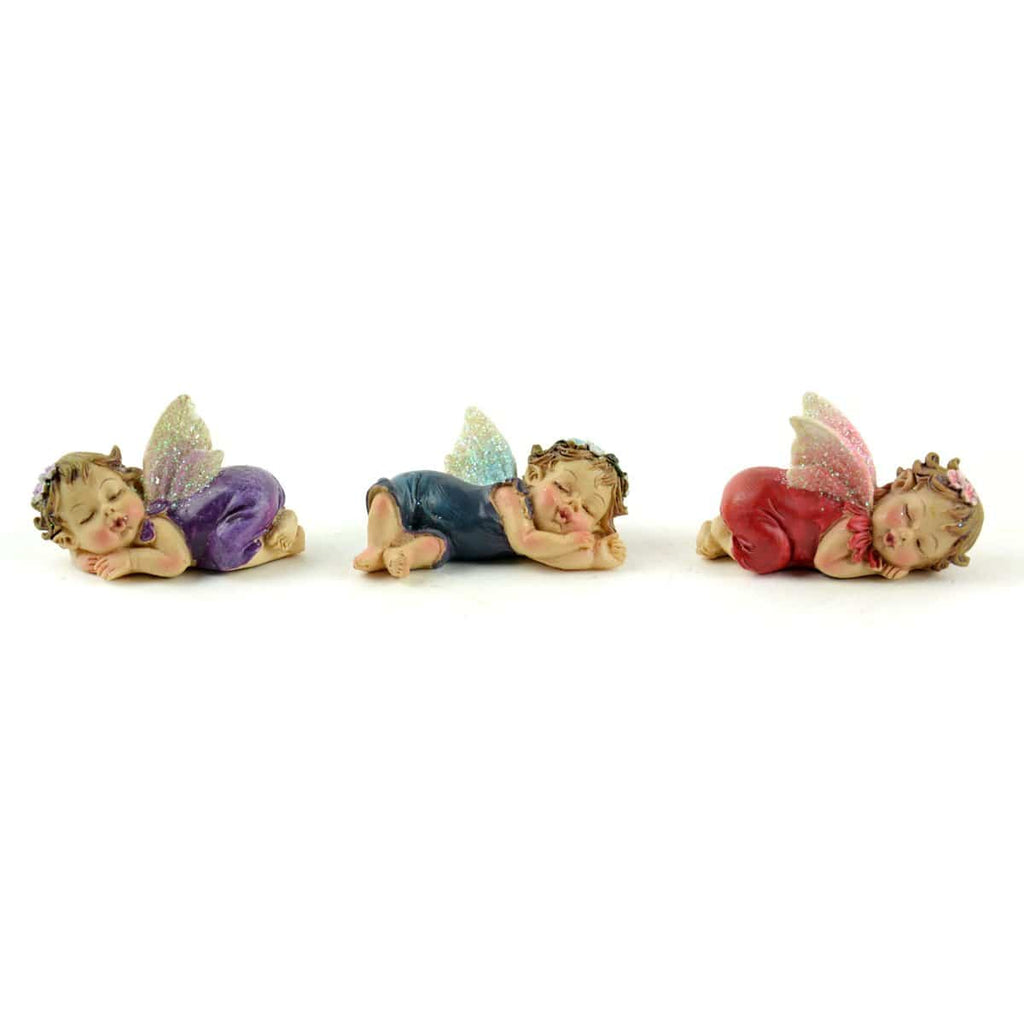 Sleeping Fairy Babies, Fairy Garden Babies, Mini Fairy Babies, Miniature Fairies - Mini Fairy Garden World