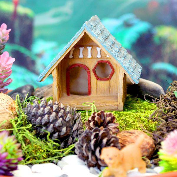 Mini Dog House (No Puppy) - Mini Fairy Garden World