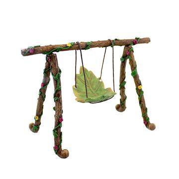 Mini Leaf Swing Set - Mini Fairy Garden World