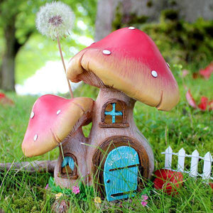 Mini Mushroom House - Mini Fairy Garden World