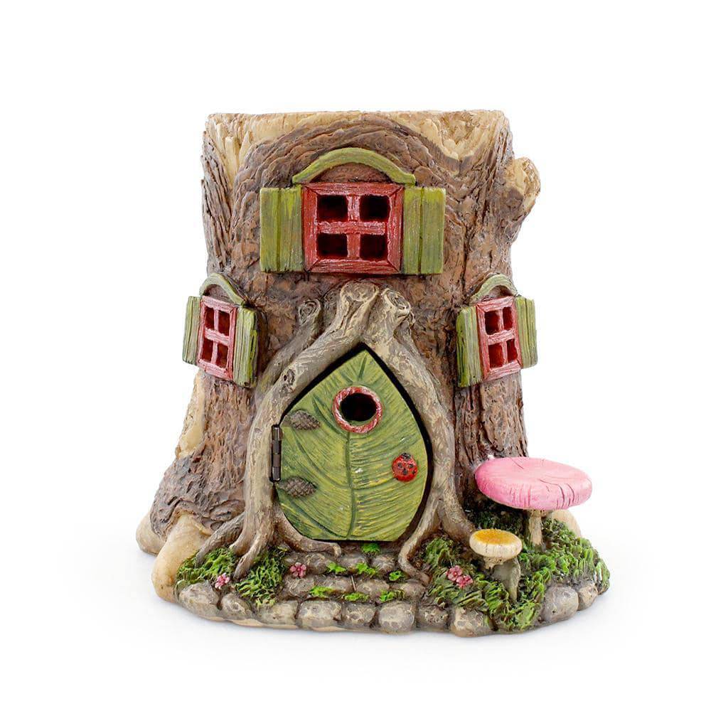 Mini Tree Stump House - Mini Fairy Garden World
