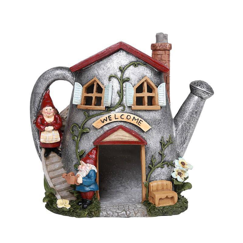 Gnome Teapot House, Fairy Garden House, Mini Gnome House - Mini Fairy Garden World