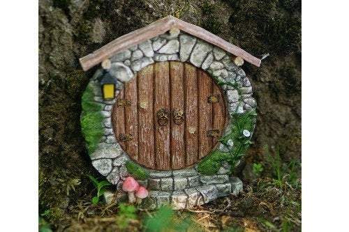 Charming Round Fairy Door, Fairy Door, Fairy Doors, Fairy Door For Tree, Fairy Doors For Tree, Fairy Garden Door, Fairy Garden - Mini Fairy Garden World