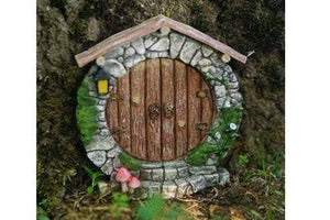 Charming Round Fairy Door, Fairy Door, Fairy Doors, Fairy Door For Tree, Fairy Doors For Tree, Fairy Garden Door, Fairy Garden - Mini Fairy Garden World