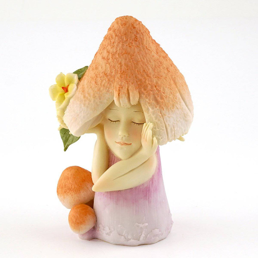 Enchanted Purple Mushroom Fae, Fairy Garden, Mini Fairy, Garden Fairy - Mini Fairy Garden World