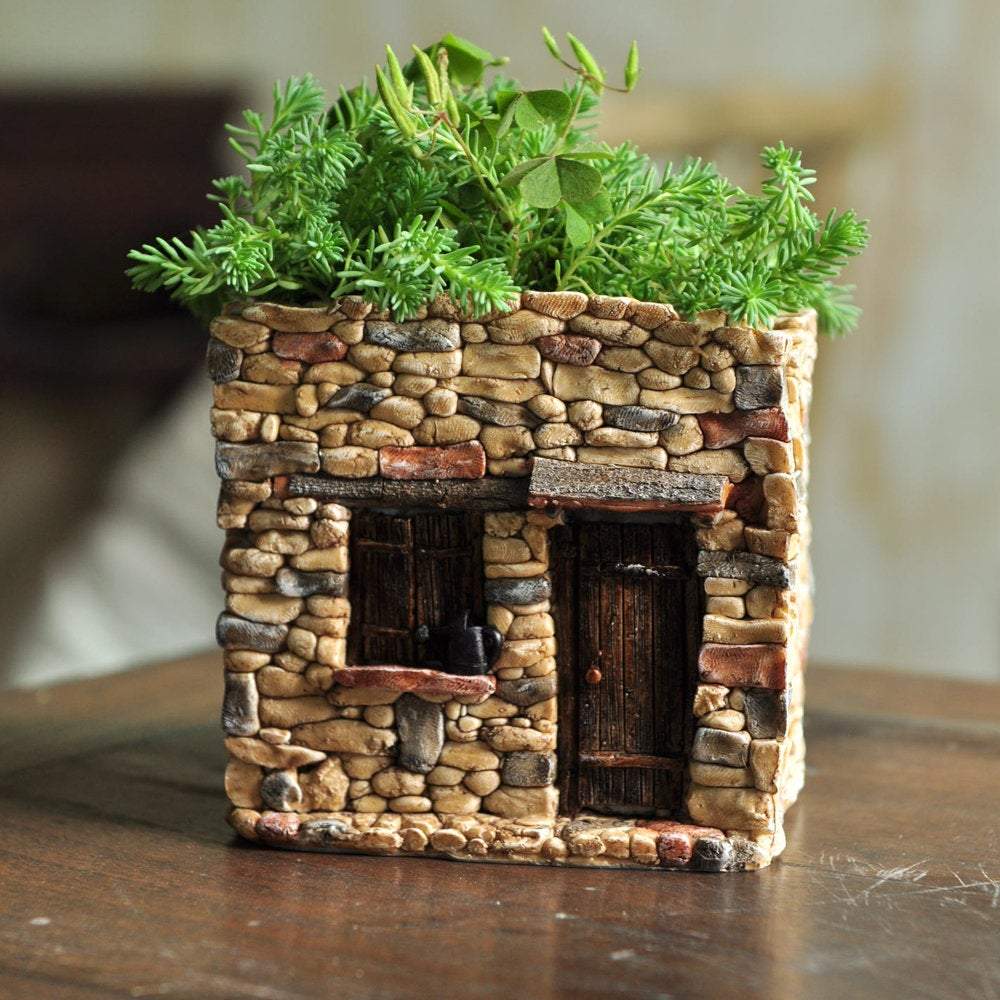 Fairy House Flower Pot, Fairy Garden, Fairy Home, Fairy Cottage - Mini Fairy Garden World