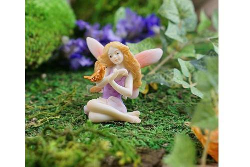 Fairy With Bird, Fairy Garden, Mini Fairy, Garden Fairy - Mini Fairy Garden World