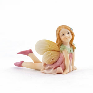 Flower Fairy Fiona, Fairy Garden, Mini Fairy, Miniature Fairy - Mini Fairy Garden World