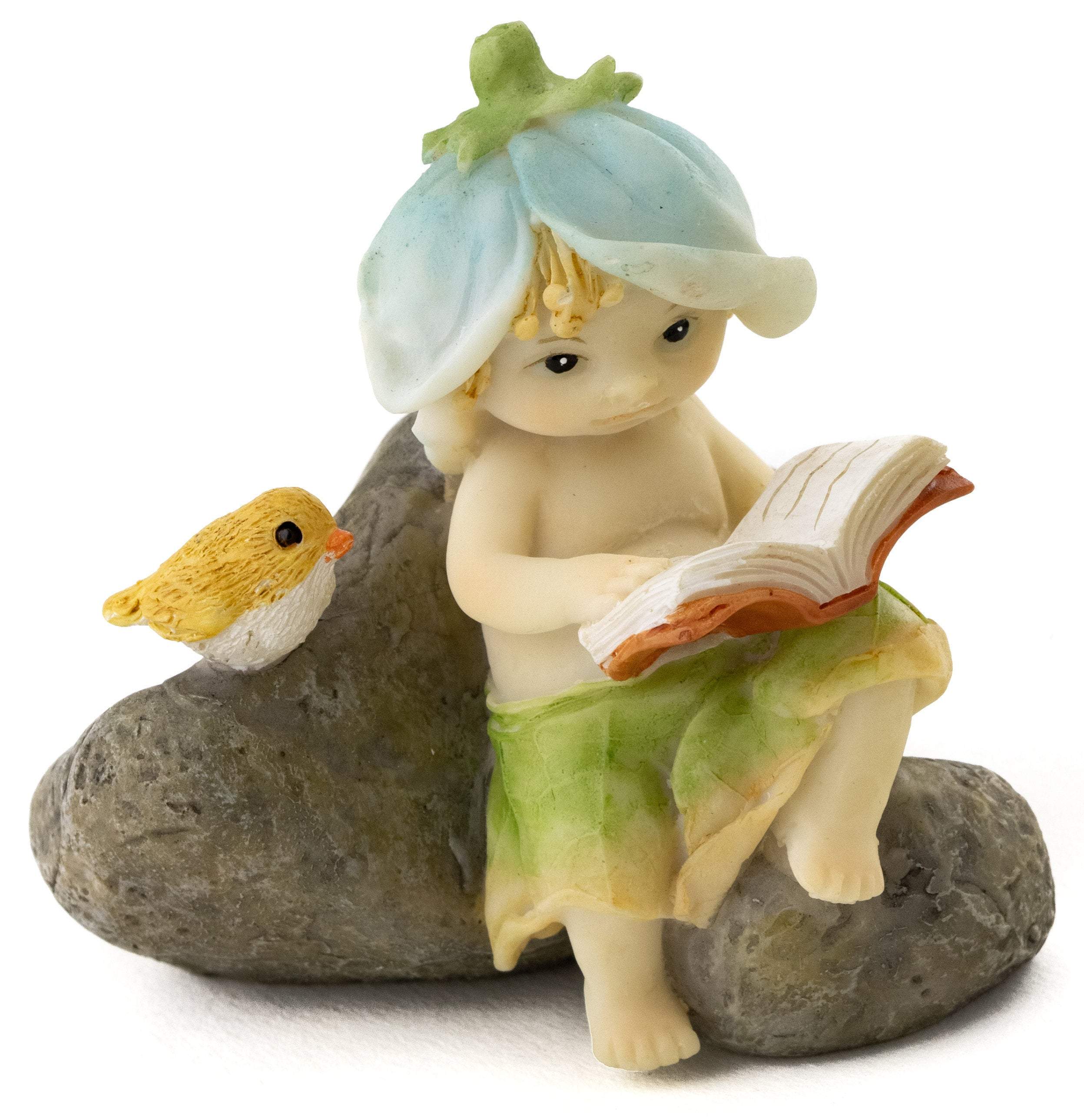 Garden Sprite Reading, Fairy Garden, Mini Sprite, Mini Pixie, Miniature Fairy Garden - Mini Fairy Garden World