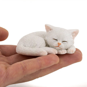 Kitten Sleeping, Fairy Garden, Mini Kitten Miniature Kitten, Mini Cat - Mini Fairy Garden World